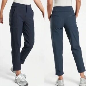 Athleta Wander Hybrid Pant - Navy, New Without Tags, 4 Tall